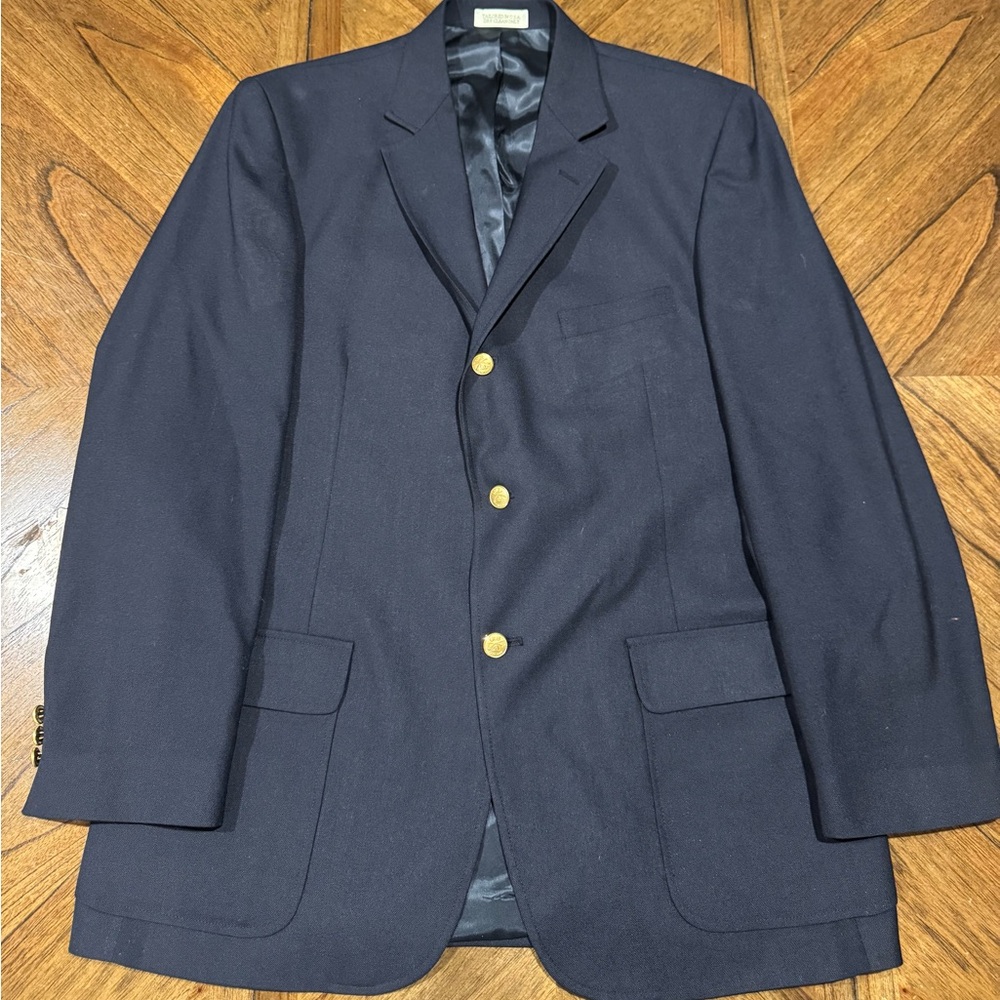 Men's Navy Orvis Blazer with Gold Buttons